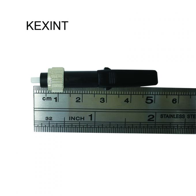 FC Fiber Optic Quick Connector Couplers 0.3dB Insertion Loss SiO2 Material