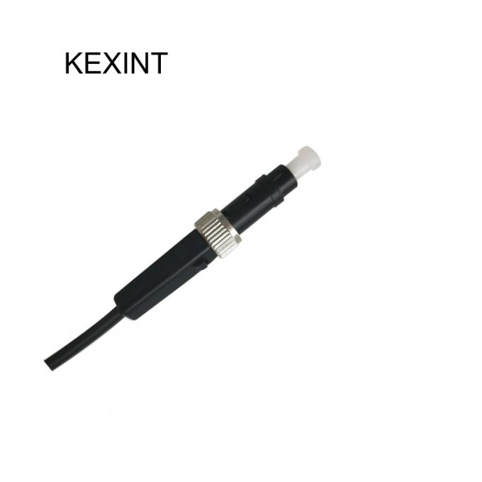 FC Fiber Optic Quick Connector Couplers 0.3dB Insertion Loss SiO2 Material