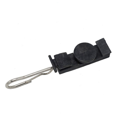 FTTH Plastic S Type Fiber Optic Drop Wire Clamp Open Hook Fasteners