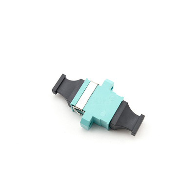 Single Mode Green Small Fiber Optic Adapters MPO To APC Without Flange