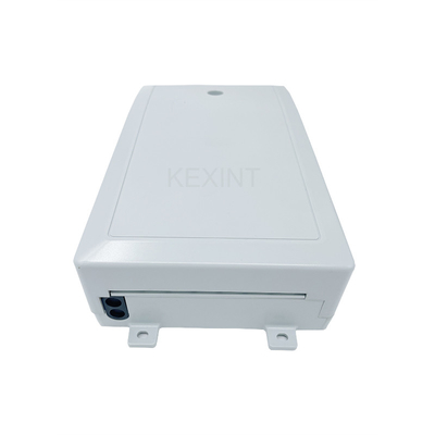 KEXINT FTTH 8 Port Fiber Optic Terminal Box PC + ABS Material Wall Mounted Installation