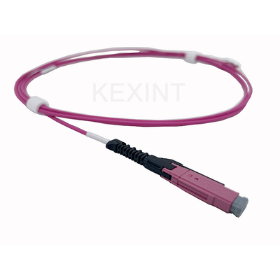 KEXINT 2M MDC UPC To LC UPC Uniboot Duplex Multimode OM4 LSZH (OFNR) 2.0mm Fiber Optic Patch Cable