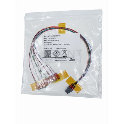 KEXINT MTP (MPO) Female APC To MDC 16 Fiber Breakout OM4 (50/125) Fiber Optic Patch Cord