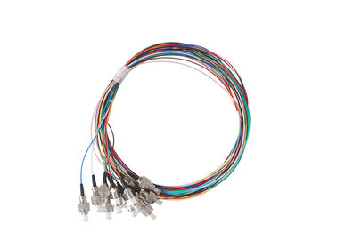 ODF Fiber Optical Patch Cord , 12 Colors Fiber Optic Pigtail Splicing 0.9mm