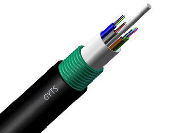 Conduit 7.0 8.0 Fiber Optic Armoured Cable For Outdoor Use G652D GYTS 24 48B1.3