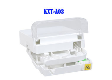 FTTH Termination Box ABS Fiber Optic Distribution Box G657A2  Flame Retardant
