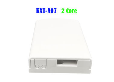 Network 4 Ports Fiber Optic Cable Termination Box 2 Core SC APC 120*80*25 Mm