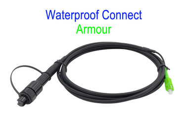 Waterproof Optical Patch Cord SC/APC LC To SC Single Mode LSZH G657A2 HUAWEI Armour IP68