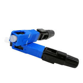 Clamshell SC-APC Fiber Optic Quick Connector 0.3dB Insertion Loss Easily Installed 55cm