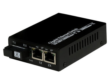 SM Type Fiber Optic SFP Module 1000M 2 Port Media Converter SC RJ45 Connector