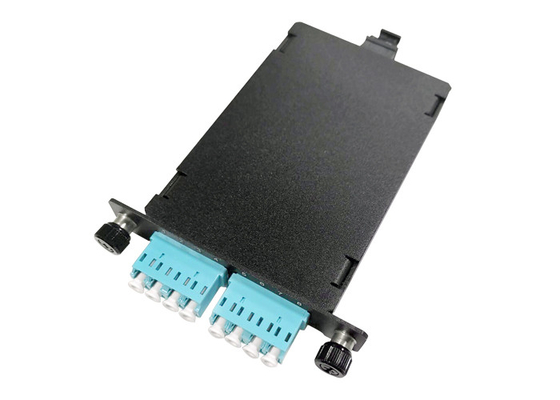 1U 96 Core Fiber Optic MTP MPO Patch Cord Drawer Rack OM3 8*8F 8*12F 4*24F 100Gbps