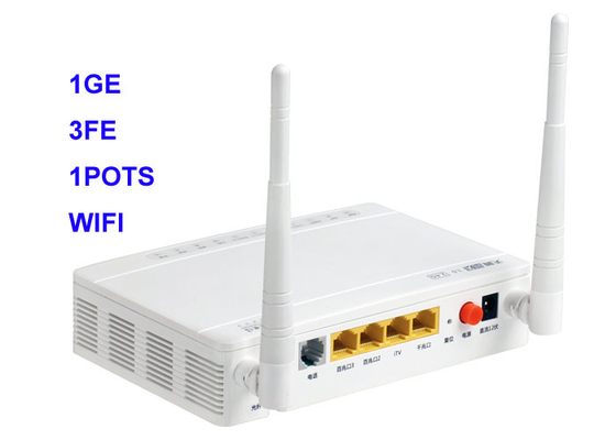Network ONT Gigabit GEPON ONU 1Ge XPON 3 FE 1 Pots WIFI Downstream 2.488 Gbps