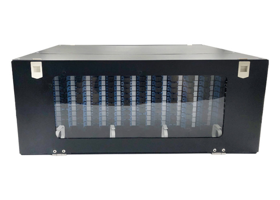 ODF 144FO SC/UPC Optical Patch Panel 4U With 12 Cassettes