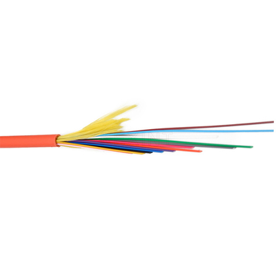 GJFJV Indoor Multimode Fiber Optic Cable FTTH 4 6 8 12 Core