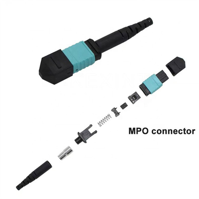 SM MM OM3 OM4 MTP MPO Patch Cord IEC 60874-7 Mpo Fiber Optic Connectors