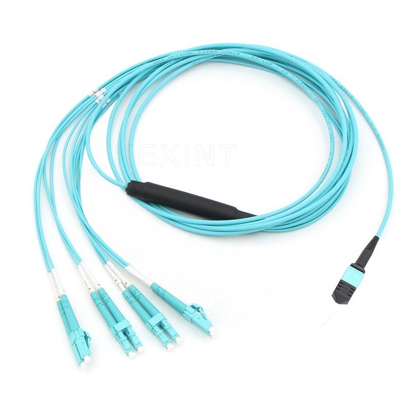 KEXINT High Quality Singlemode Multimode 8 Core 3m MPO to LC Fiber Optic Patch Cord
