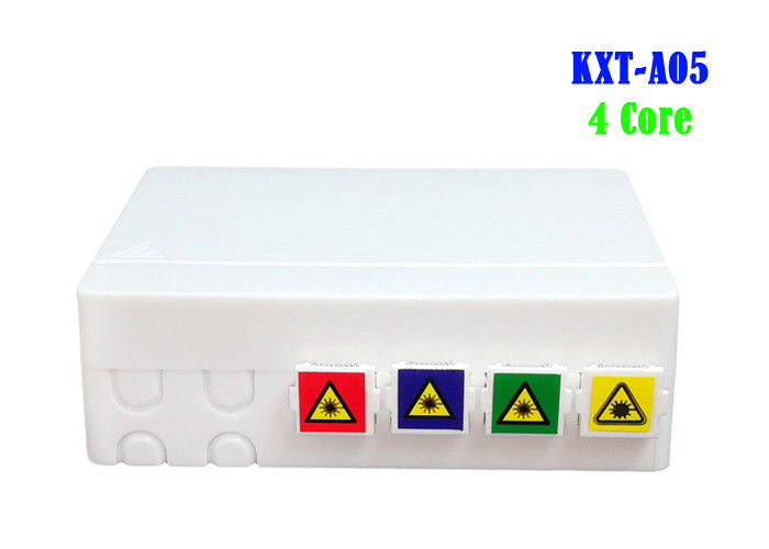 FTTH 4 Core Fiber Optic With Adapters Distribution Terminal Box with 4 Adapters
