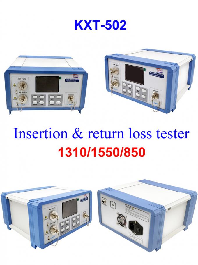 Insertion / Return Loss Tester Fiber Network Tools KXT 502 1310 1550