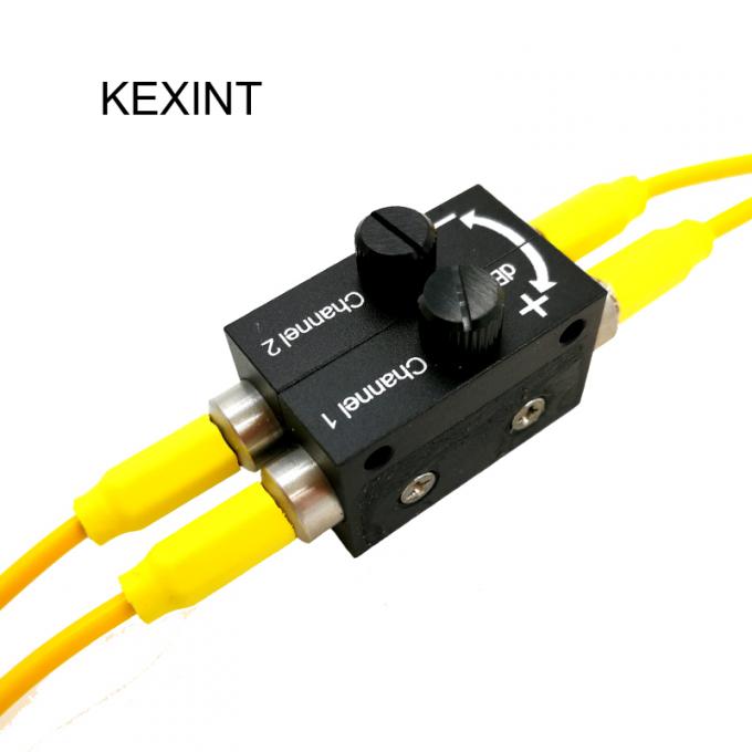 Duplex Inline Variable Optical Attenuator LC UPC Multi Signal Attenuation