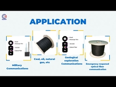 Network Fiber Optic Armoured Cable , Outdoor Armored Fiber Optic Cable GJYXCH 2B6