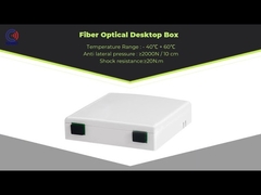 Indoor dustproof Flame Retardant Fiber Optic Distribution Box Multi Functional FTTH 86 ABS
