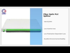 Fiber Optical LGX PLC Splitter FTTH 1x8 SC UPC Connector Card Type