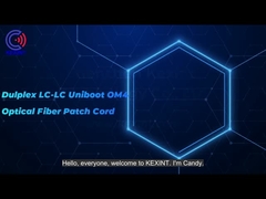 Fiber Optical 24 MTP MPO Patch Cord 5M OM4 24 Core Magenta Low Loss 0.3dB type B