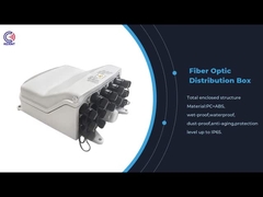 PLC Splitter Fiber Optic Distribution Box IP65 FTTH 8 Core