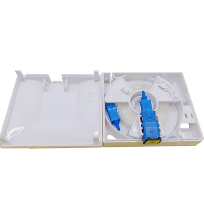 KEXINT 1 Core ABS FTTH Fiber Optical Face Plate Fiber Optic Termination Box