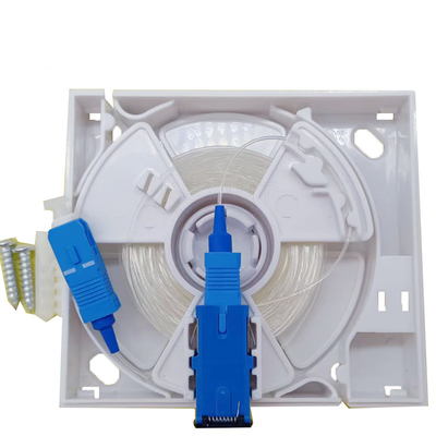 KEXINT 1 Core ABS FTTH Fiber Optical Face Plate Fiber Optic Termination Box