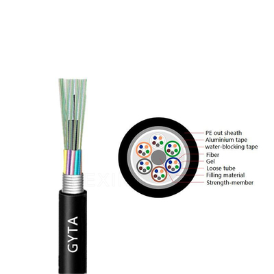 KEXINT GYTA 2 - 96 Cores Armored Fibre Optic Cable Outdoor Armored Stranded Loose Tube