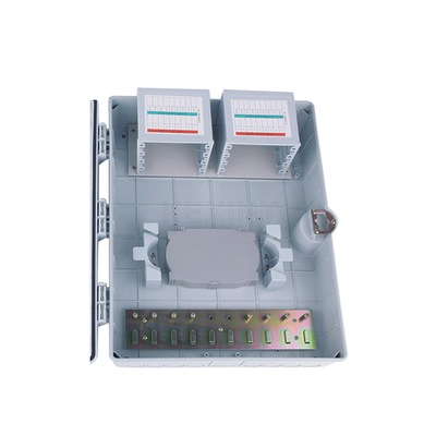 Telecommunication Optical Fiber Distribution Box 64 Core FTTH Outdoor Wall / Pole Mounted