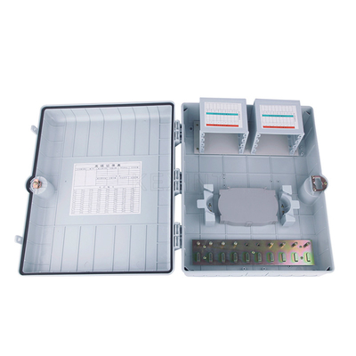 Telecommunication Optical Fiber Distribution Box 64 Core FTTH Outdoor Wall / Pole Mounted