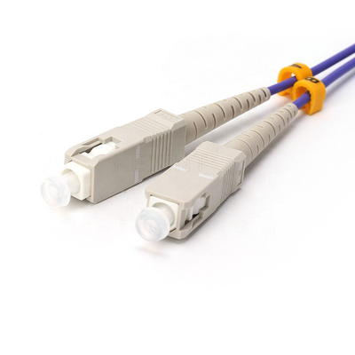 KEXINT FTTH Duplex MM OM2 SC-LC Customizable Fiber Optic Patch Cord 50/125 2.0mm 3m LSZH Purple