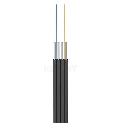 KEXINT FTTH Fiber Optical Drop Cable GJSPXH Symmetrical Parallel Butterfly Cable