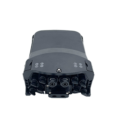 KEXINT KXT-B-16L4 IP65 Waterproof Black Fiber Optic Distribution Box 36 Cores Outdoor FTTH