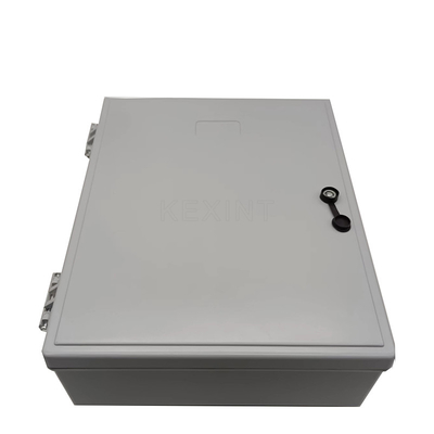 KEXINT FTTH KXT-F-F Fiber Optic Distribution Box Outdoor 48 Cores Light Grey Customized