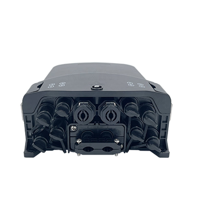 Black Outdoor IP65 Waterproof Optical Fiber Distribution Box KEXINT FTTH KXT-B-16L4