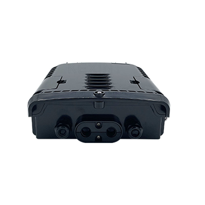 2 In 2 Out Black PC ABS Fiber Optic Distribution Box KEXINT FTTH IP65 Waterproof