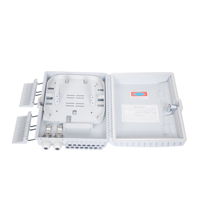 IP65 Waterproof White FTTH Outdoor Optical Fiber Distribution Box KEXINT