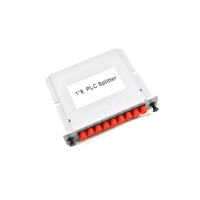 Kexint 1x2 1x4 1x8 1x16 1x32 White Color Low In Loss Passive Fc fiber optic plc splitter Ftth Cassette Insert Type