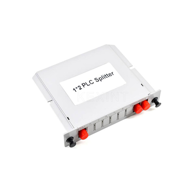 Kexint 1x2 1x4 1x8 1x16 1x32 White Color Low In Loss Passive Fc fiber optic plc splitter Ftth Cassette Insert Type