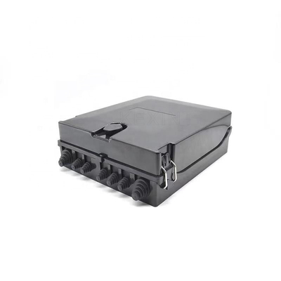 Custom Black Fiber Optic Distribution Box Outdoor Indoor 48 Core Cable