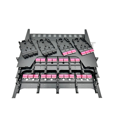 ODF 144 Core Fiber Optic Patch Panel Applied To Big Data Computer Room