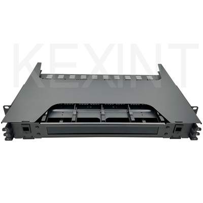 144 Core High Density 19 Inch 1U ODF Patch Panel For Big Data Computer Room
