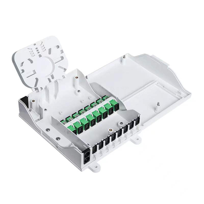 ABS PC Material FTTH Indoor Wall Mounting 8 Port Fiber Optic Terminal Box KEXINT