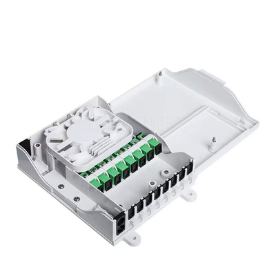 ABS PC Material FTTH Indoor Wall Mounting 8 Port Fiber Optic Terminal Box KEXINT