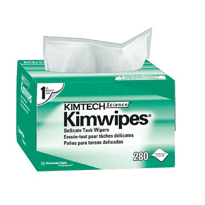 Kimwipes Dust Free Paper Fiber Optic Cleaning Wipes 100 % Wood Pulp Cleaning Paper