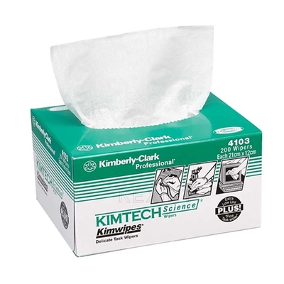 Kimwipes Dust Free Paper Fiber Optic Cleaning Wipes 100 % Wood Pulp Cleaning Paper