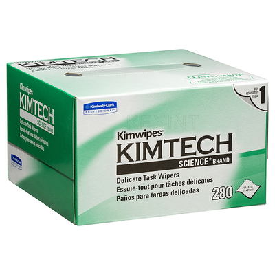 Kimwipes Dust Free Paper Fiber Optic Cleaning Wipes 100 % Wood Pulp Cleaning Paper